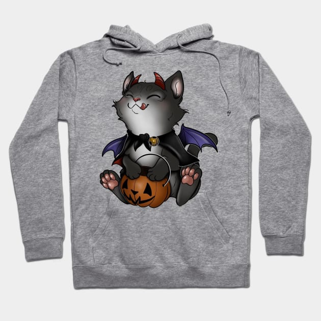 vampire cat Hoodie by Ninja banana